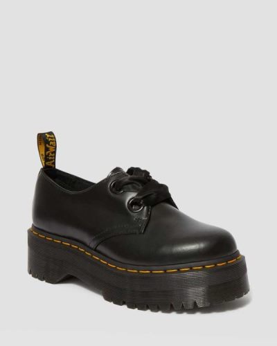 Tenis De Plataforma Dr Martens Holly Cuero Para Mujer DR0546A